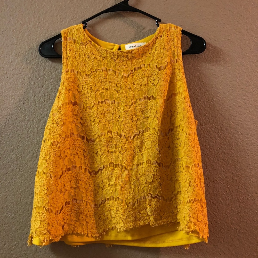 Amazing mustard tank top!